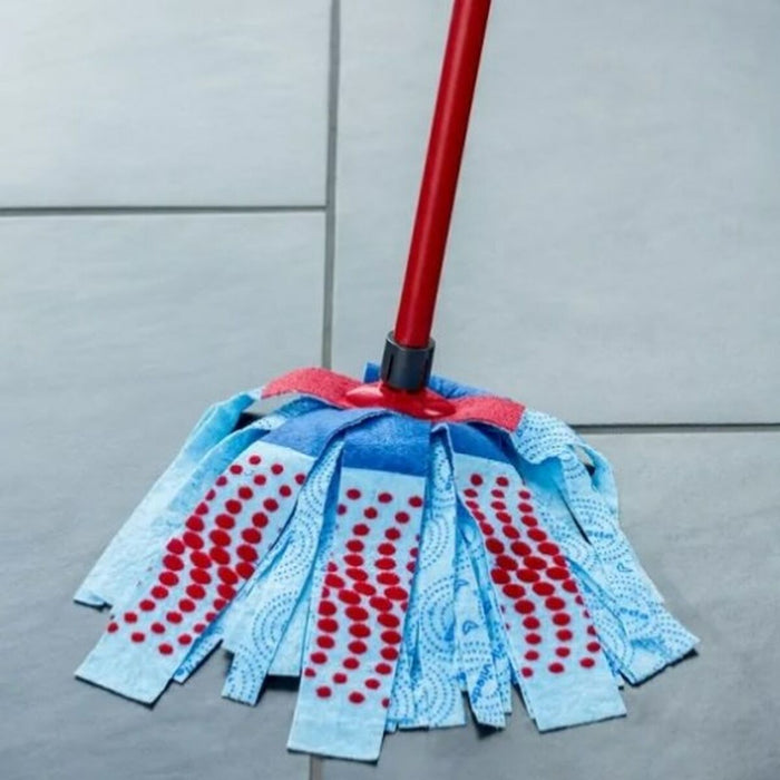 Mop Vileda 3Action Velour XL Albastru Roșu