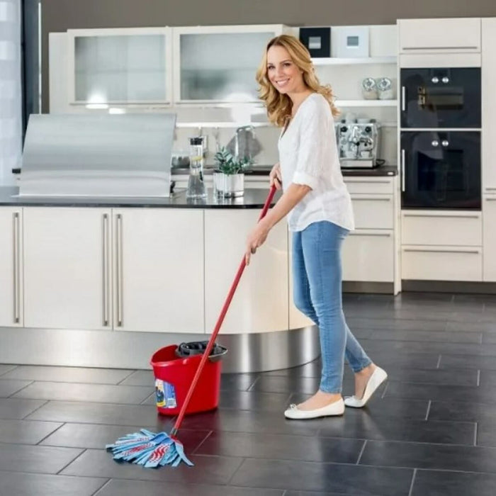 Mop Vileda 3Action Velour XL Albastru Roșu
