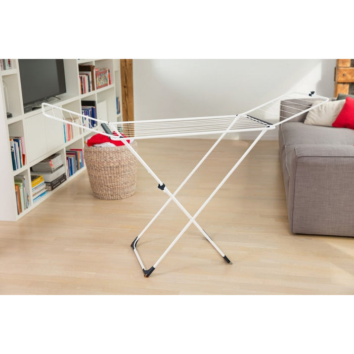Suport de întins rufe Vileda X-Legs Universal Gri Oțel (180 x 55 x 93 cm) (18 m)