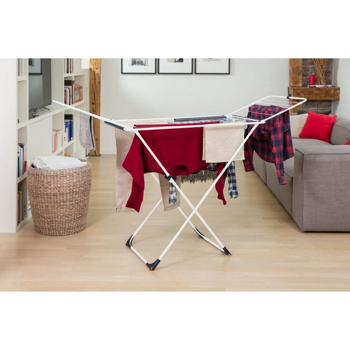 Suport de întins rufe Vileda X-Legs Universal Gri Oțel (180 x 55 x 93 cm) (18 m)