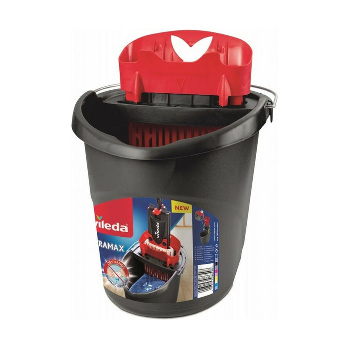 Mop spălător cu găleată cu acțiune dublă Vileda Ultramax Mop Set Negru
