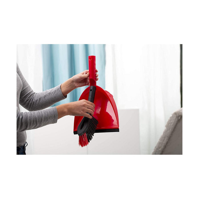 Set de Curățenie Mătură și Făraș Vileda Roșu Plastic