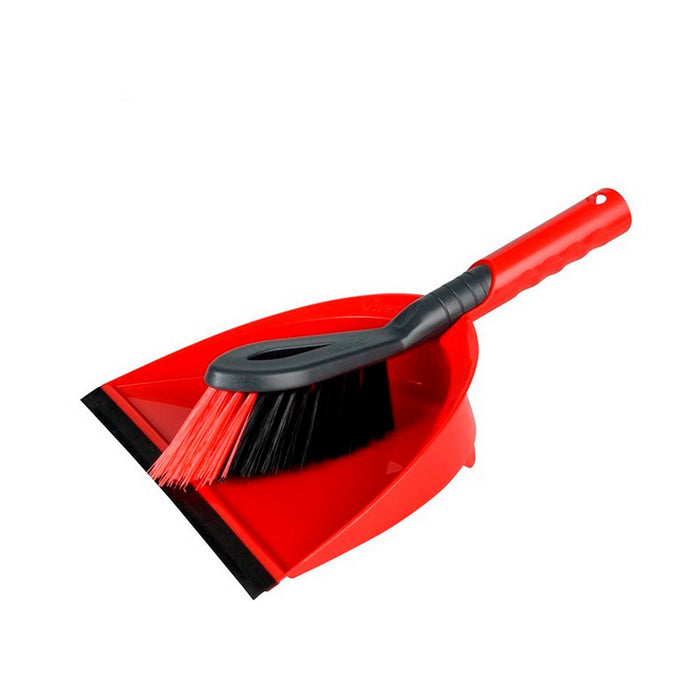 Set de Curățenie Mătură și Făraș Vileda Roșu Plastic