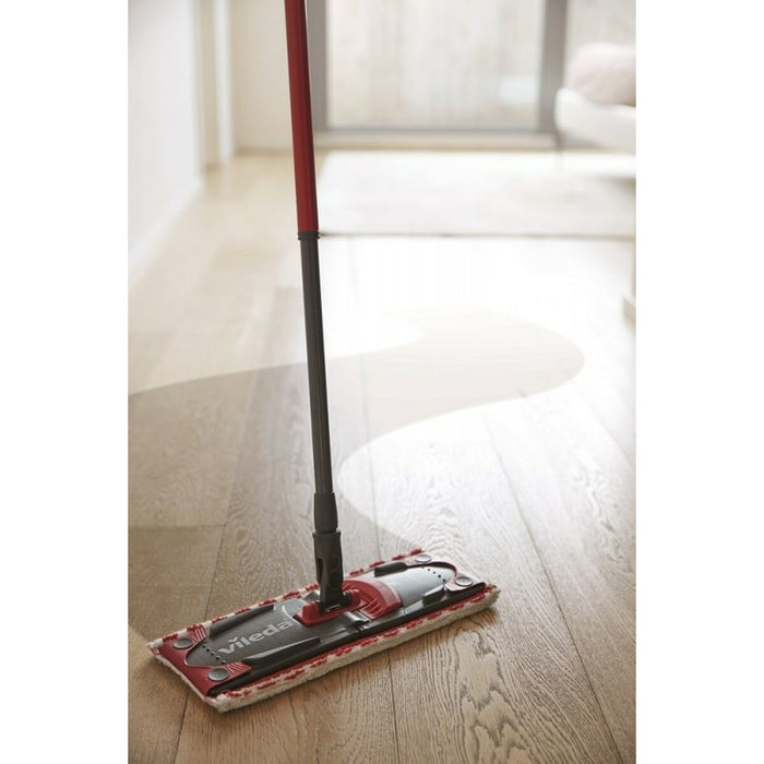 Mop with Bucket Vileda Ultramax Negru Roșu Plastic Fibră