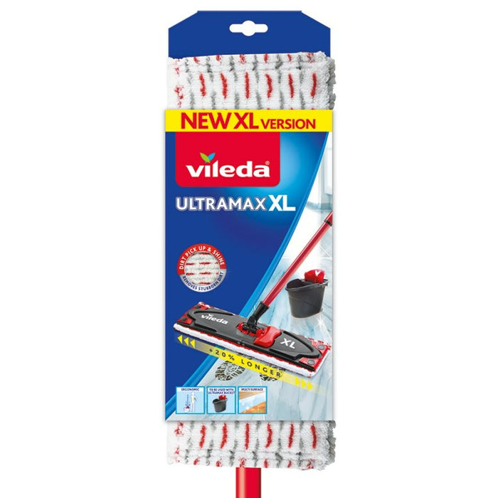 Mop Vileda Ultramax XL Alb Roșu Microfibră