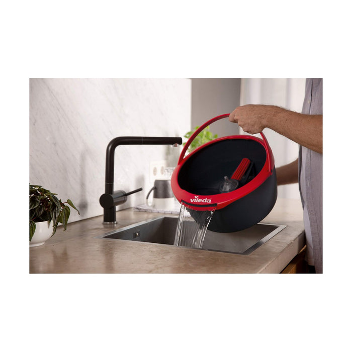 Mop with Bucket Vileda Spin & Clean Rotativ polipropilenă