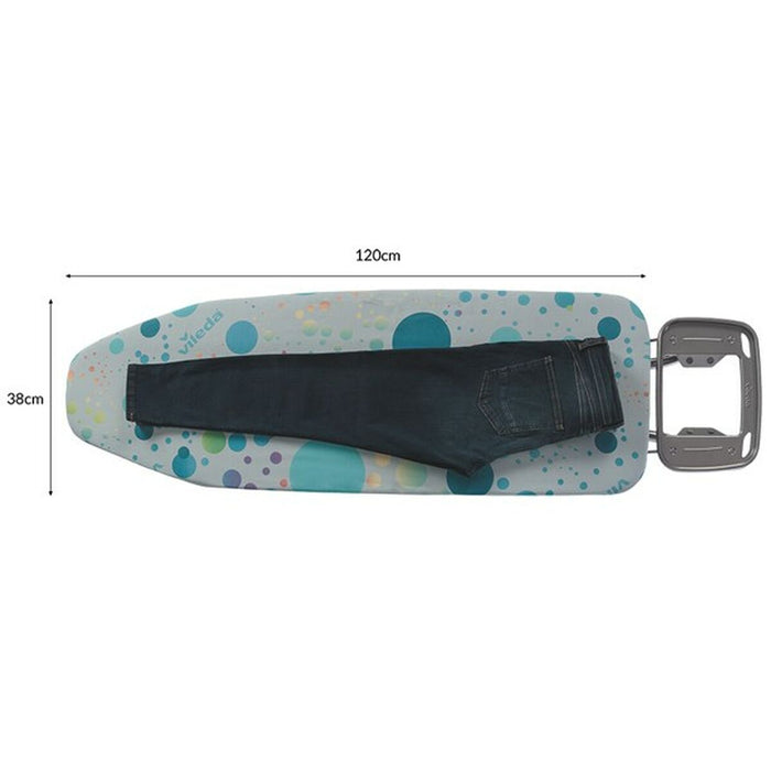 Masă de Călcat Vileda Star Cu imprimeuri Spumă Bumbac Metal Oțel inoxidabil 120 x 38 cm