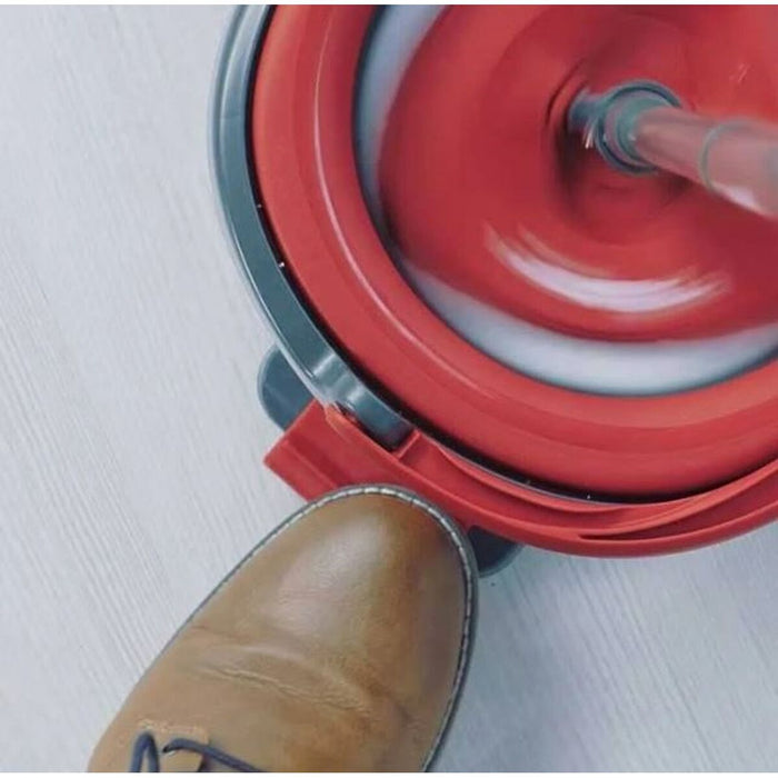 Mop with Bucket Vileda 167751 Negru Roșu Microfibră Plastic