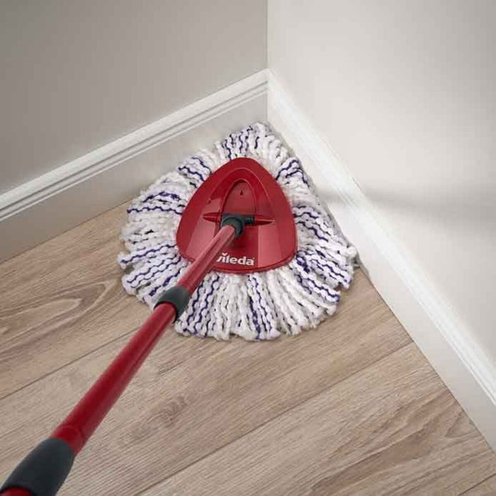 Mop with Bucket Vileda 167751 Negru Roșu Microfibră Plastic
