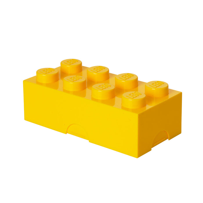 Cutie de depozitare LEGO Classic Box, model cărămidă 2x4, galbenă, 20 × 10 × 7,3 cm