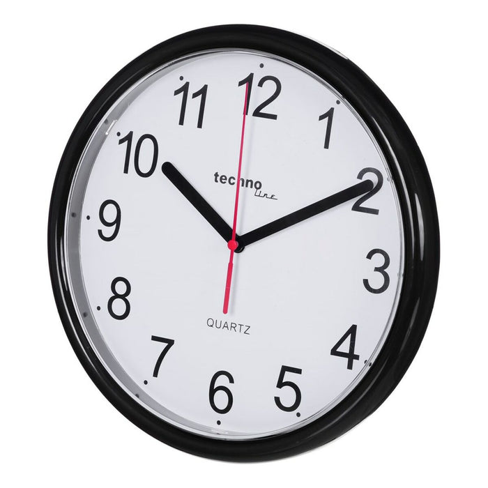 Ceas de Perete Techno Line WT600B Alb Negru 25 cm