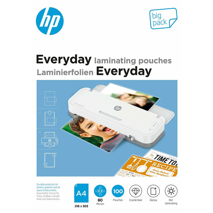 Manșoane de plastifiere HP 9154 A4 (100 Unități)