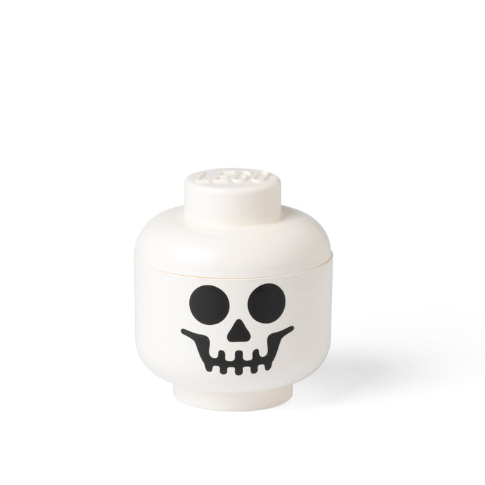 Cutie de depozitare LEGO, cap de minifigurină schelet, 16 × 18,5 cm, 4+ ani