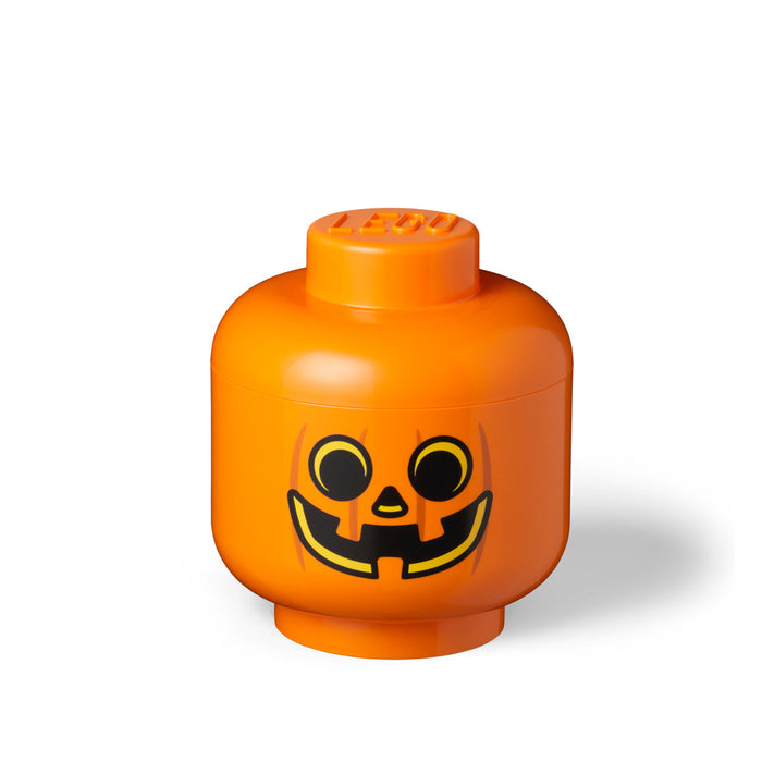 Cutie de depozitare LEGO, cap de minifigurină Dovleac, 24 × 27,1 cm