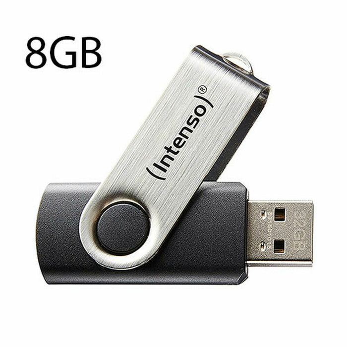 Memorie USB INTENSO 3503460 8 GB Negru Negru/Argintiu 8 GB