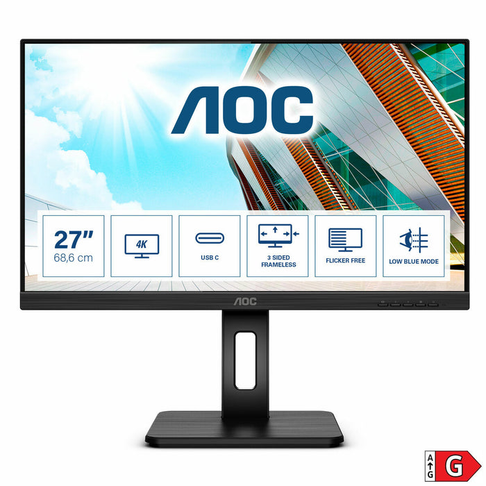 Monitor AOC U27P2CA 27" LED IPS Flicker free 50-60  Hz