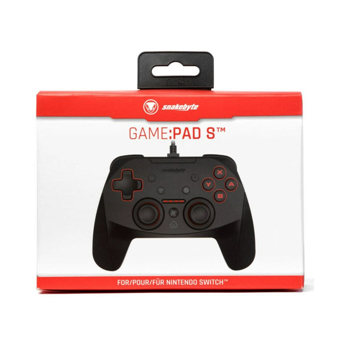 Telecomandă Jocuri Gaming Snakebyte Game:Pad S Nintendo Switch USB Negru