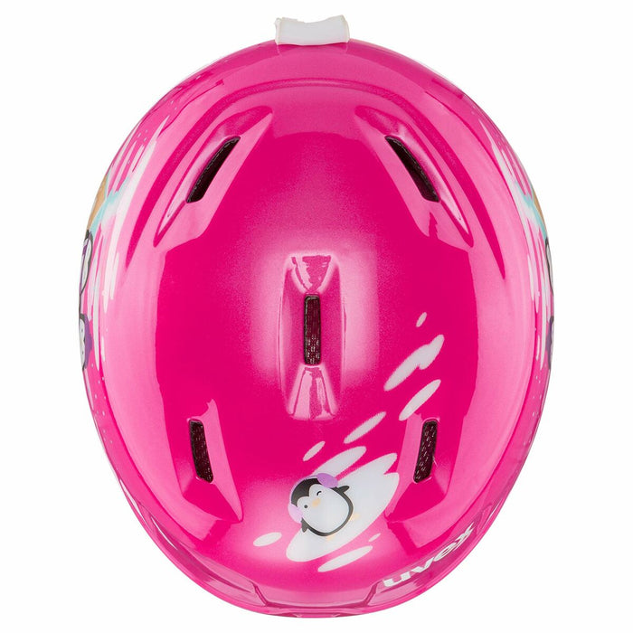 Cască de schi Uvex Manic 51-55 cm Roz