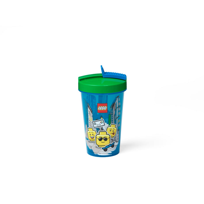 Pahar LEGO Iconic Boy, cu pai
