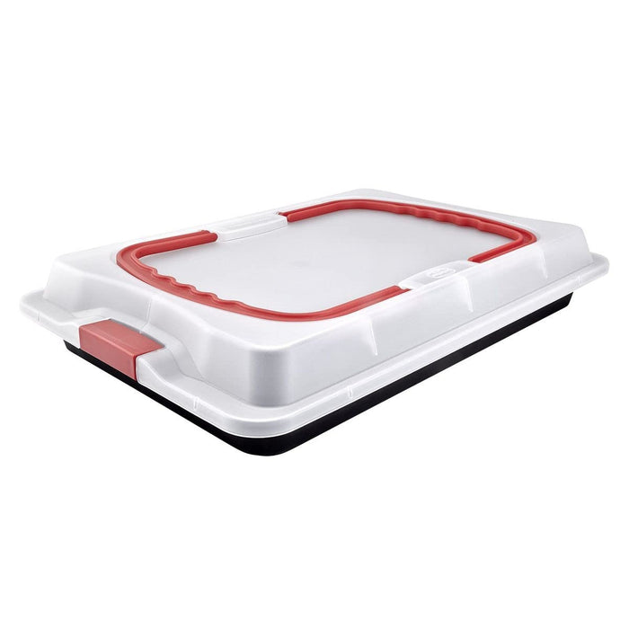 Oală pentru gratinat Dr. Oetker Bake & Go Cu Capac Negru Oțel inoxidabil Oțel Plastic 29 x 42 x 4 cm