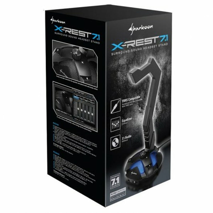 Stand pentru căști Sharkoon X-Rest 7.1 Aluminiu Cauciuc