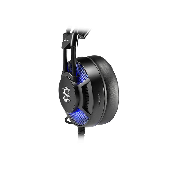 Căști cu Microfon Sharkoon SKILLER SGH2 Negru Albastru