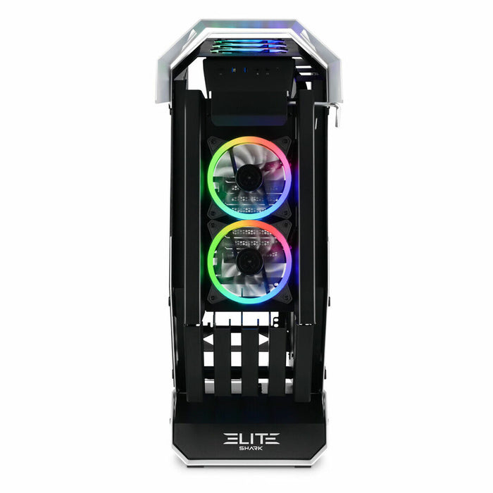 Unitate Semi-tower ATX Sharkoon ELITE SHARK CA700 LED RGB Negru/Alb Alb