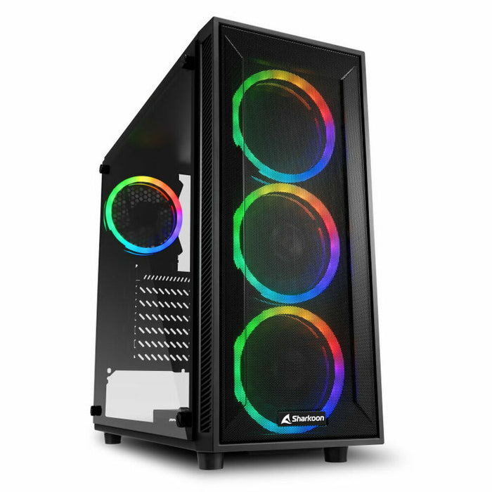 Unitate Semi-tower ATX Sharkoon 4044951034840 Negru ATX LED RGB