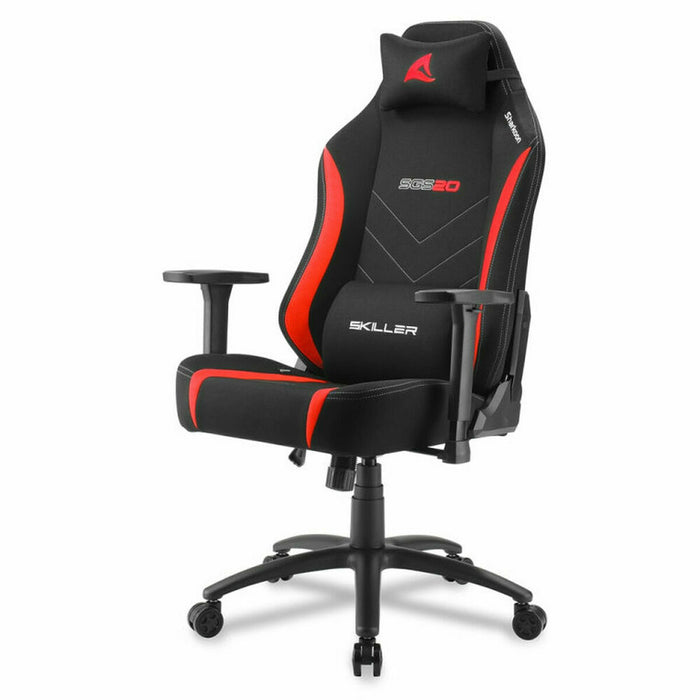 Scaun Gaming Sharkoon SKILLER SGS20 Fabric Roșu Negru