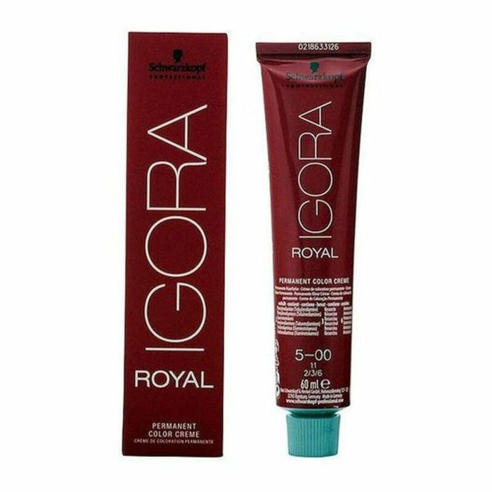 Vopsea Permanentă Igora Royal Schwarzkopf Igora Royal 5-00 Nº 5-00 Nº 9.0-rubio muy claro Nº 8.0-rubio claro 60 ml