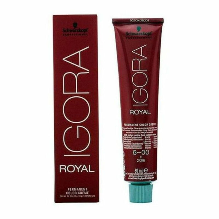 Vopsea Permanentă Igora Royal Schwarzkopf Igora Royal 6-00 Nº 6-00 Nº 9.0-rubio muy claro Nº 8.0-rubio claro 60 ml