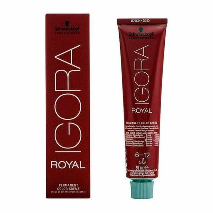 Vopsea Fără Amoniac Igora Royal Schwarzkopf 1520 Nº 6-12 Nº 9.0-rubio muy claro Nº 8.0-rubio claro 60 ml