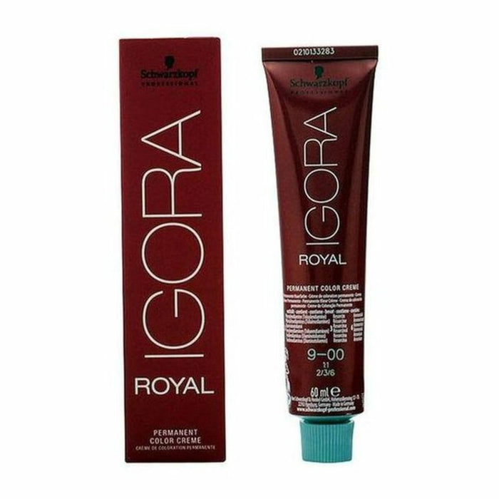 Vopsea Permanentă Igora Royal Schwarzkopf Igora Royal 9-00 Nº 9-00 Nº 9.0-rubio muy claro Nº 8.0-rubio claro 60 ml