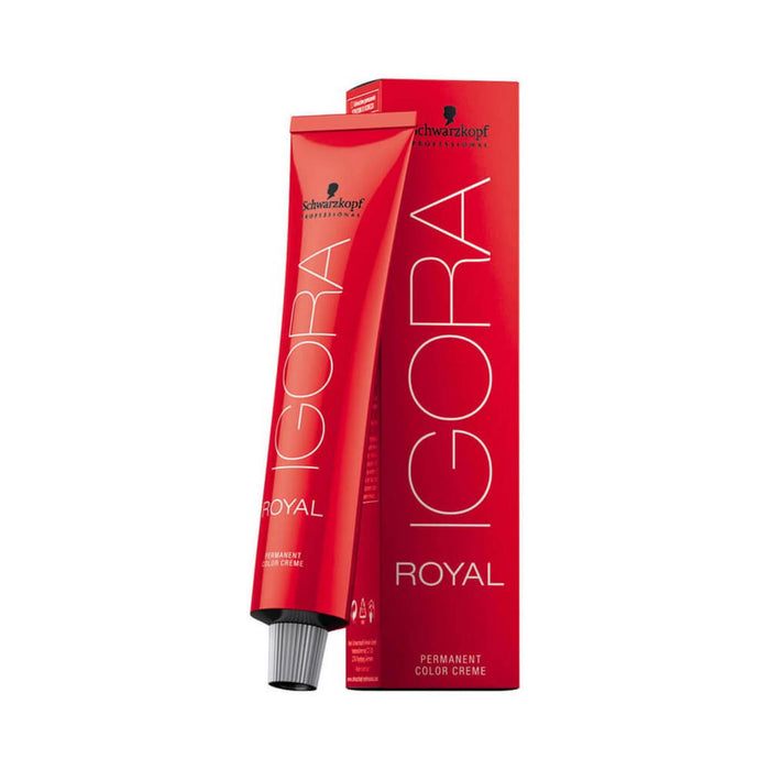 Vopsea permanentă de păr Schwarzkopf Professional Igora Royal, nuanța 3-65 Dark Brown Chocolate Gold, 60 ml