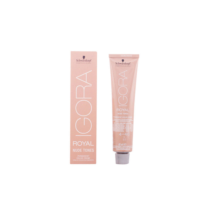 Colorare Permanentă Cremă Schwarzkopf Igora Royal Nude Tones Nº 4.46 (60 ml)