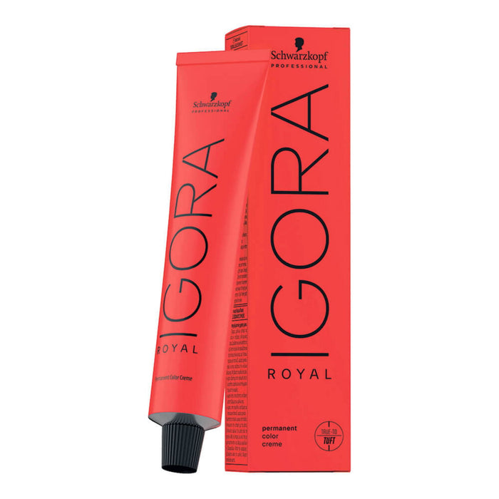 Vopsea permanentă de păr Schwarzkopf Professional Igora Royal, nuanța 8-19 Cendre-Violet, 60 ml