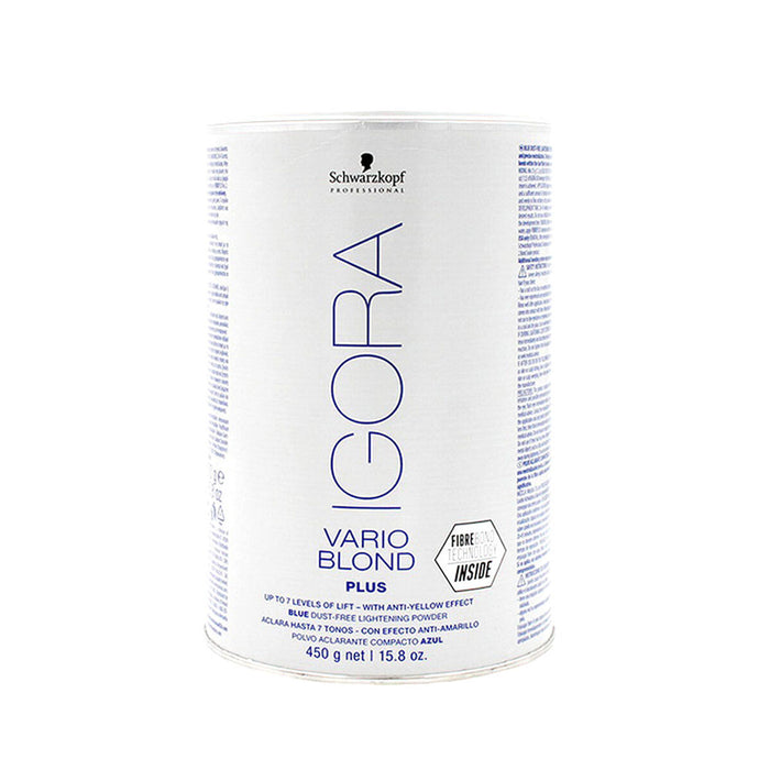 Vopsea Permanentă Igora Vario Blond Plus Blue 7/Niv Schwarzkopf (450 g)