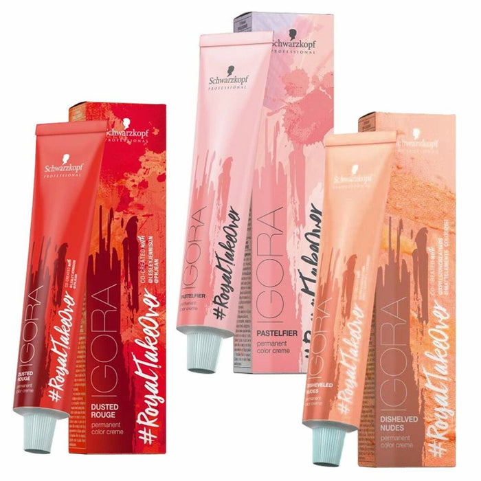 Vopsea Permanentă Schwarzkopf Igora Royal Take Over Pastelfier (60 ml)