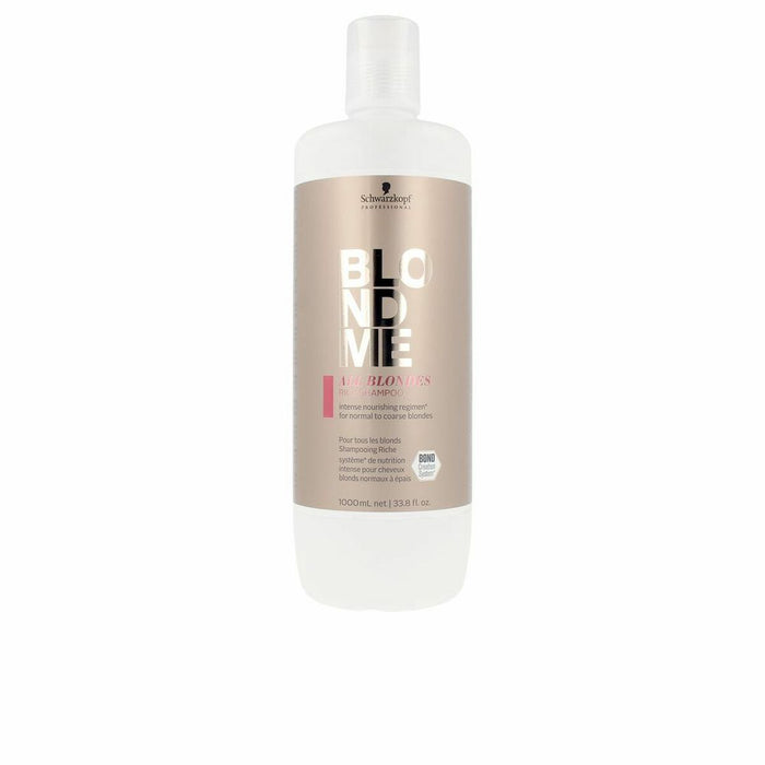 Șampon Nutritiv Schwarzkopf Blondme (1000 ml)