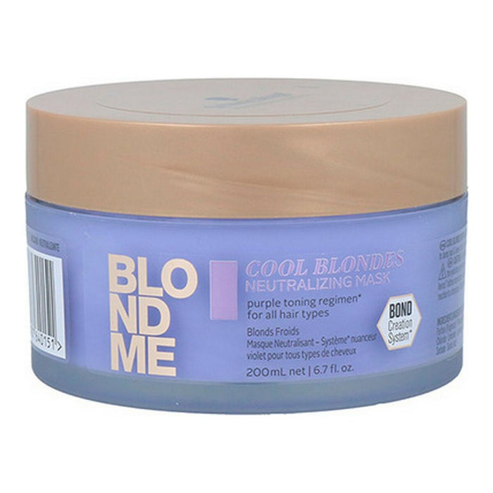 Mască Capilară Blondme Cool Blondes Schwarzkopf (200 ml)