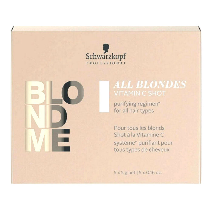Tratament pentru întărirea părului Blondme Keratin Restore All Blondes Shot Detox Schwarzkopf Blondme Keratin (25 g)