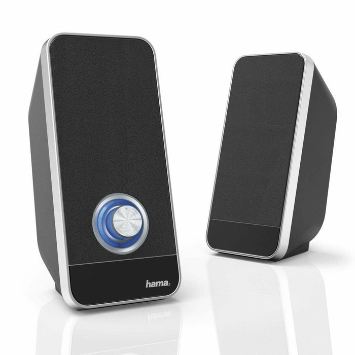 Difuzoare PC Hama Sonic LS-206 Negru Negru/Argintiu 6 W 4 W