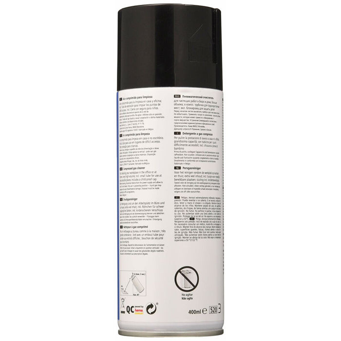 Detergent cu gaz comprimat Hama AntiDust 400 ml (1 Unități)