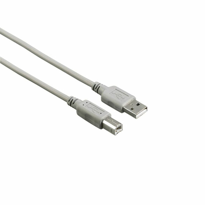 Cablu USB A la USB B Hama 00200900 1,5 m Gri
