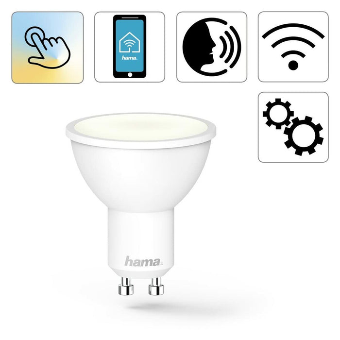 Bec Inteligent Hama 00176585 Wi-Fi GU10 2700k 6500 K