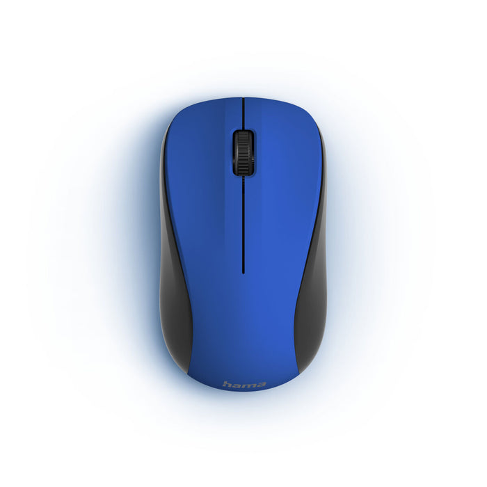 Mouse Fără Fir Optic Hama MW-300 V2 Albastru Negru/Albastru (1 Unități)