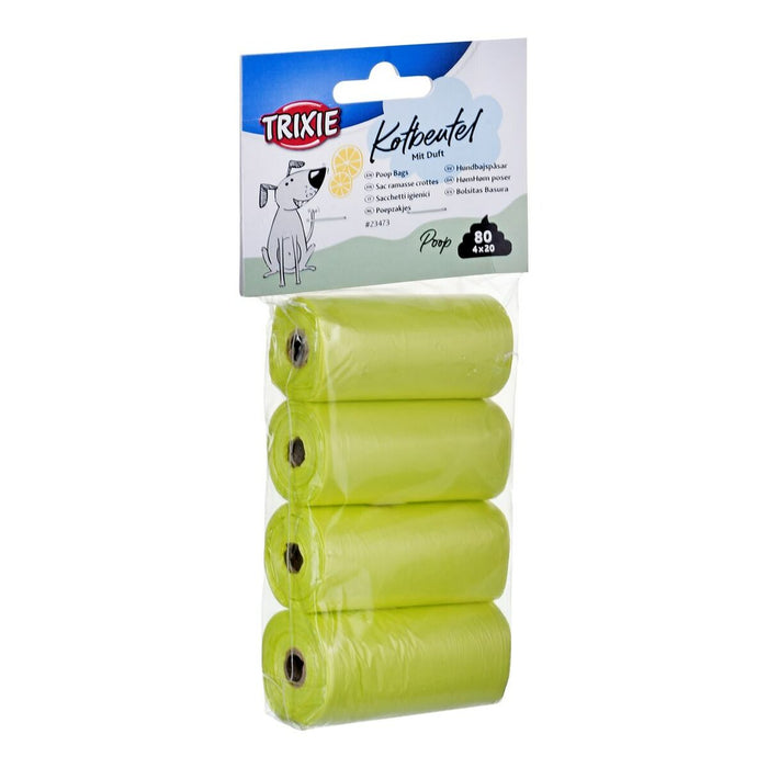 Sac de gunoi Trixie 80 Unități Galben Plastic (4 Piese) (4 Unități)