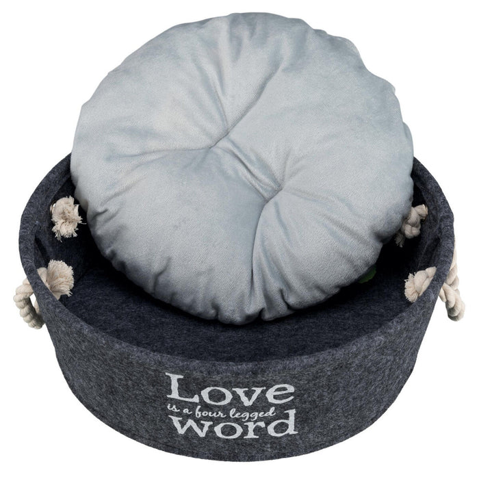 Pat pentru câine Trixie Lian Gri Ø 37 cm