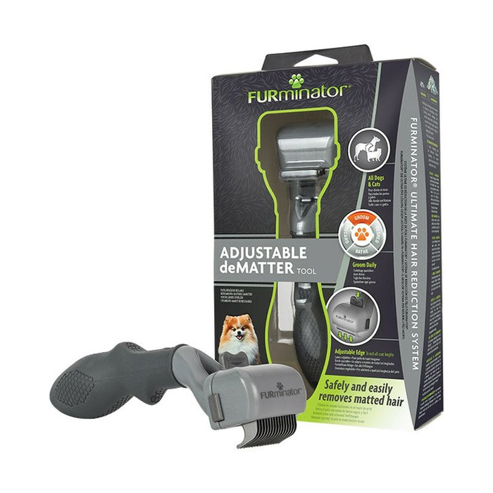 Perie Pentru Câini Furminator Negru