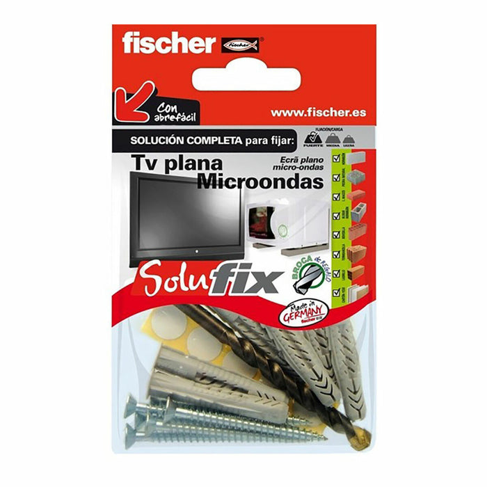 Kit de fixare Fischer Solufix 502690 Televiziune Cuptorul cu Microunde 10 Piese